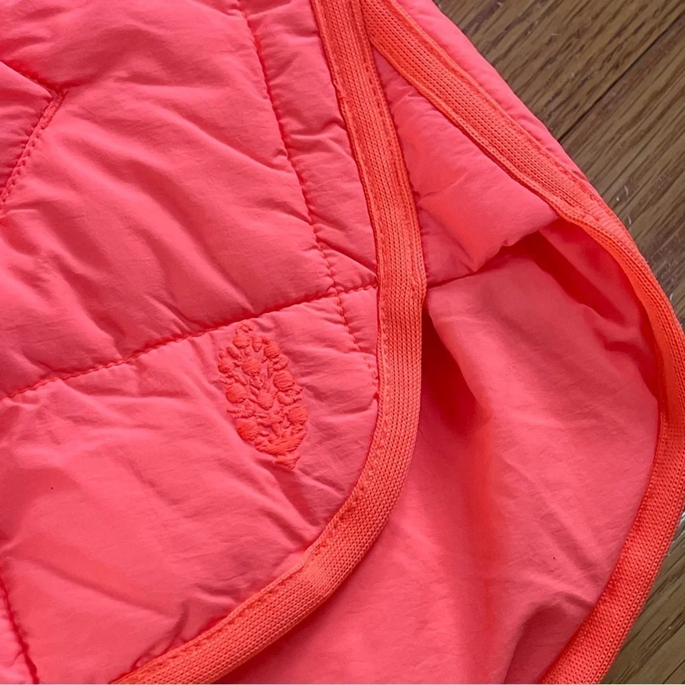 Free People Movement Women's Pippa Packable Puffer Jacket Mango Orange Sz M - Picture 9 of 16